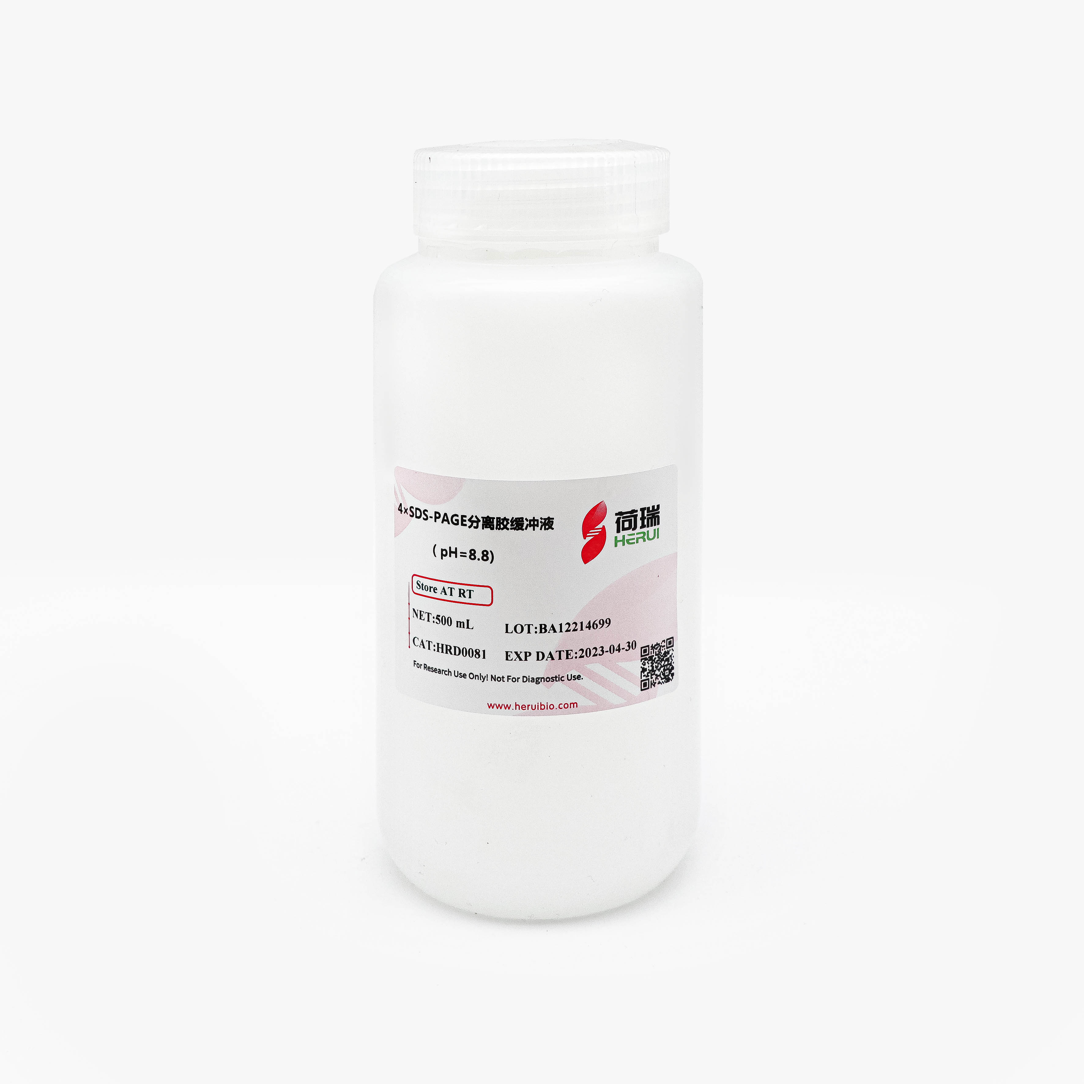 4×Tris-HCl-SDS Separating Gel Buffer, pH8.8 4×Tris-HCl-SDS分离胶缓冲液，pH8.8