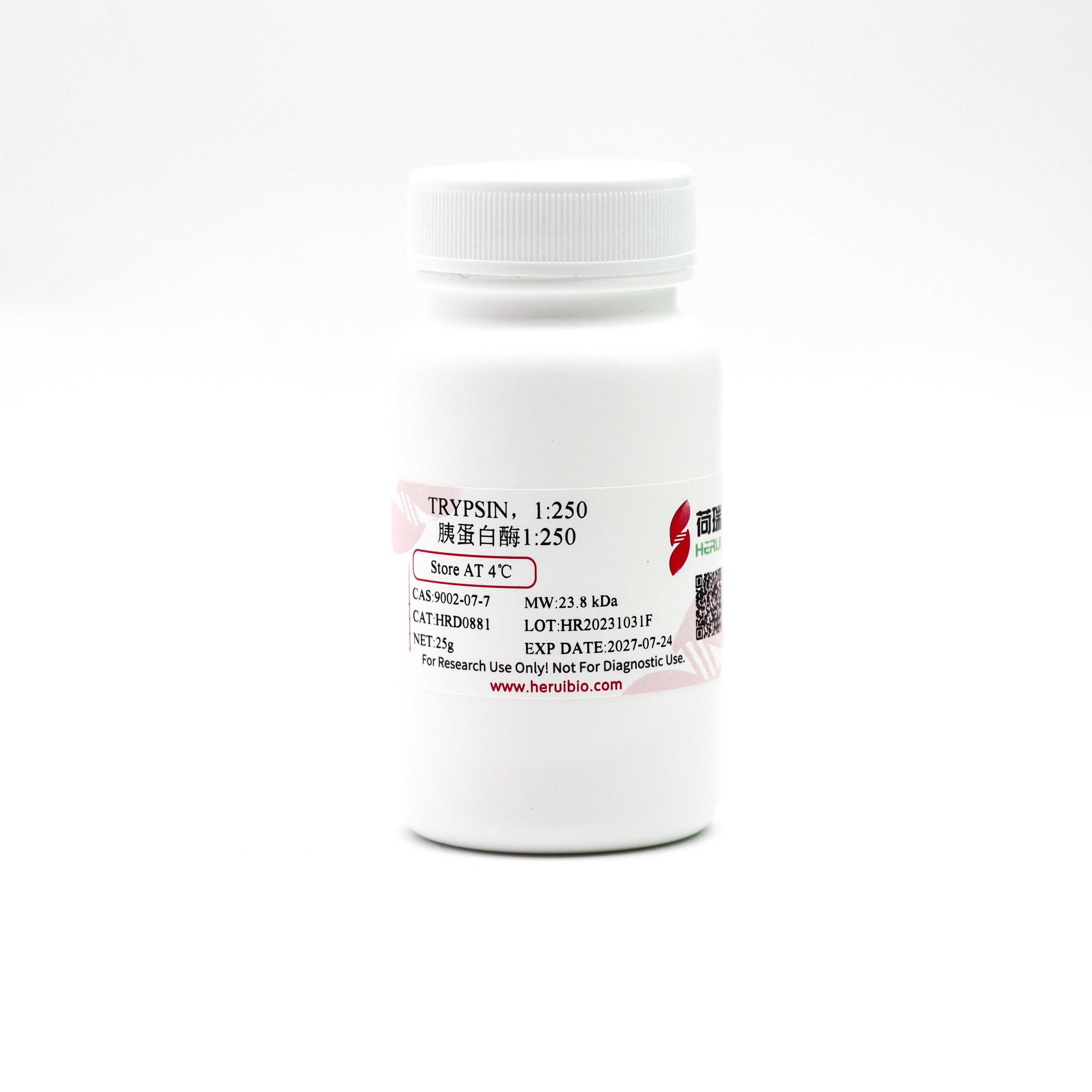 Trypsin 1:250 (powder) 胰蛋白酶1:250（粉末）